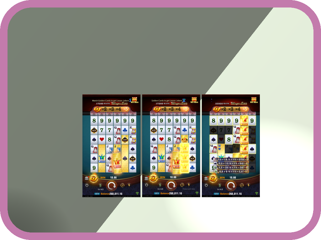 Mega Ace · Tampilan Aplikasi 288WIN